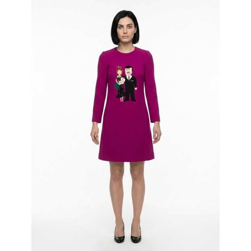 Dolce & Gabbana Pink Polyester Casual Women's Dress